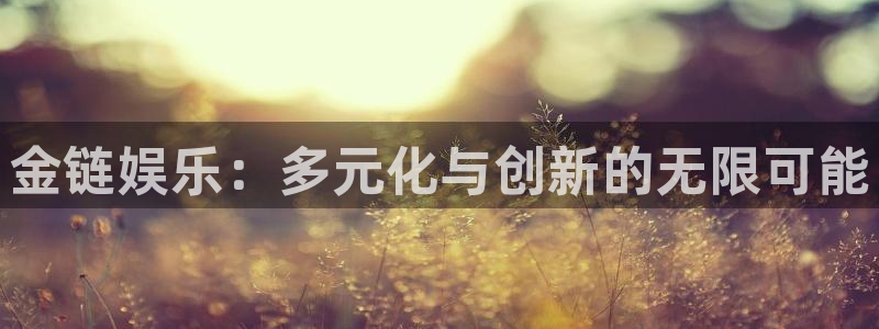 极悦娱乐注册：金链娱乐：多元化与创新的无限可能